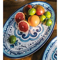 Blues Rectangular Tray With Handle