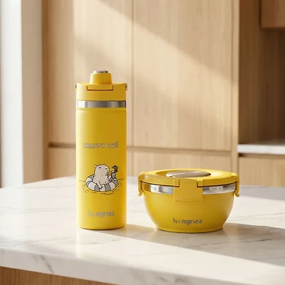 Thirsty One – Bouteille Wavez et ensemble bol chaud