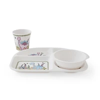 Portmeirion Meirion Botanic Garden Dinosaur Mini Dinner Set, 3 Pieces