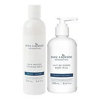 Bleu Lavande Duo Corps - Bain moussant et lait corpel Lavande