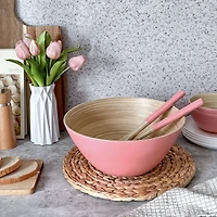 Large Deep Bowl  12" - Pink