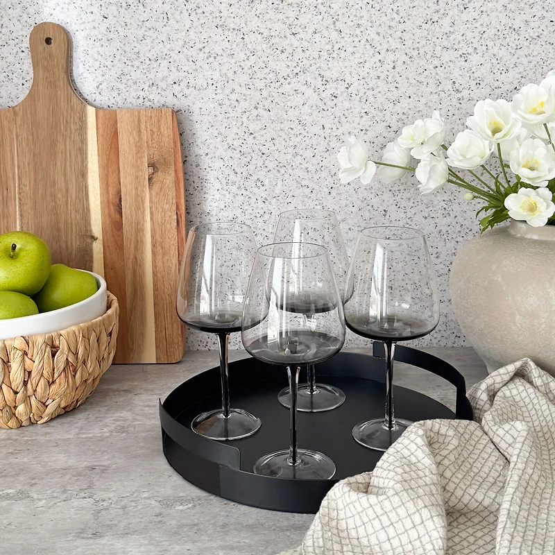  Brillant  Gem Onyx Verre à vin, ensemble 4 - 540 ml