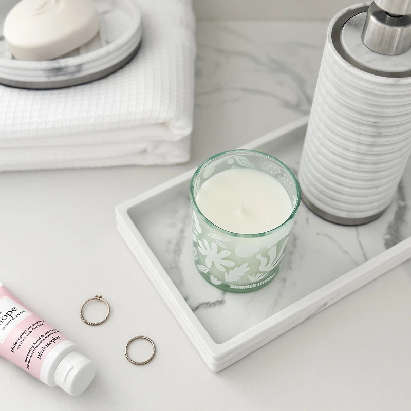 Aqua Garden Candle