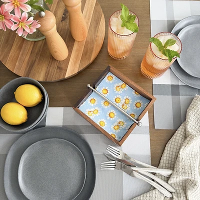 Acacia Wood Napkin Holder