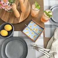 Acacia Wood Napkin Holder