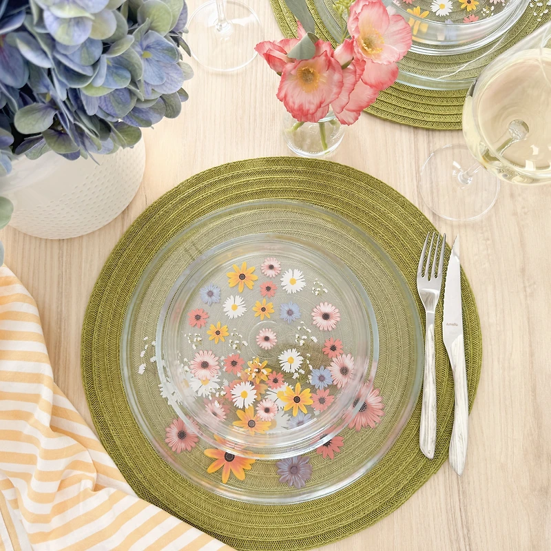 Oslo Flower Plate - 28cm