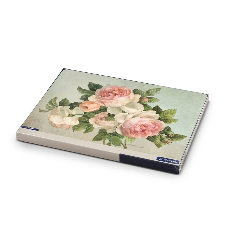 Ensemble de 4 napperons « Antique Roses »  par Pimpernel