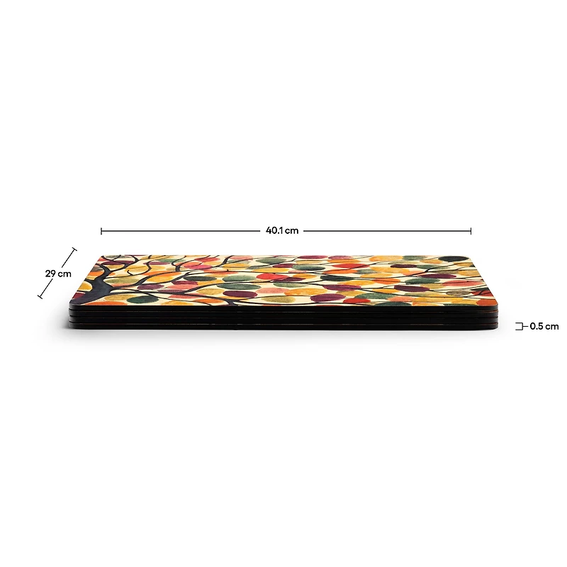 Set of 4 Dancing Branches Placemats by Pimpernel
