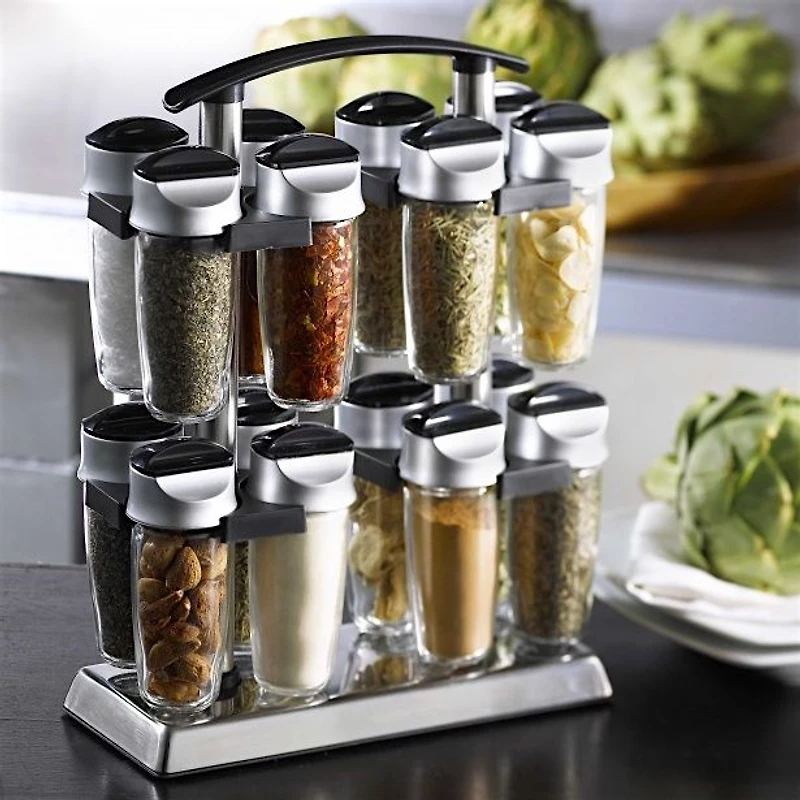 Trudeau Quad Carousel Spice Rack