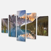 Moraine Lake Banff Park Canada  Canvas Wall Art