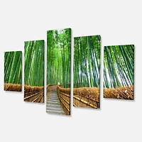 Path to Bamboo Forest  Canvas Wall Art