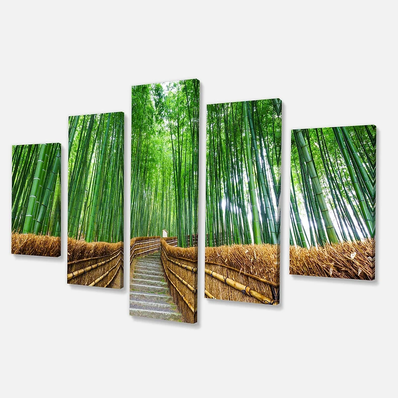 Path to Bamboo Forest  Canvas Wall Art