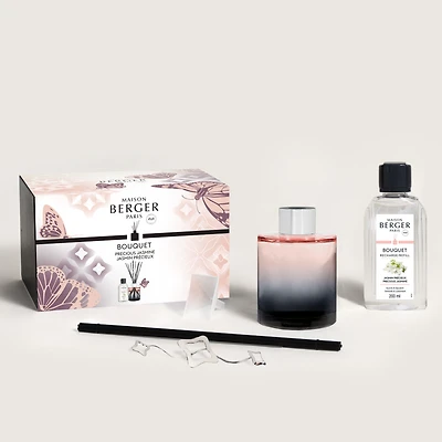 Lilly Pink and Grey Reed Diffuser by Maison Berger Paris