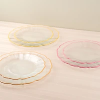 Elegance Orange Rim Dinner Plate - 27.5cm