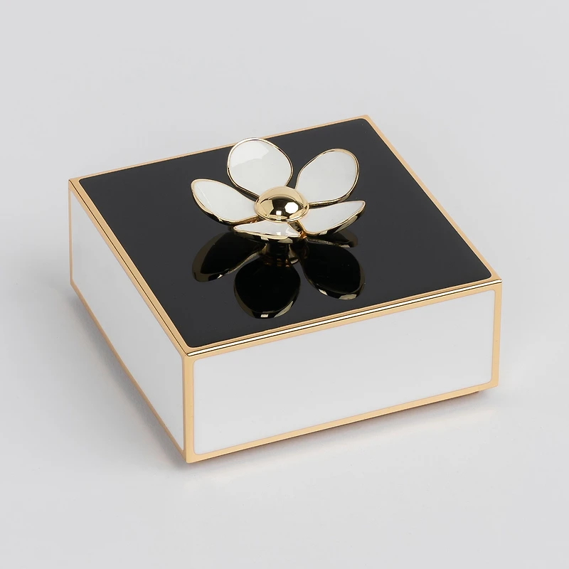 Make it Pop Floral Jewelry Box by Kate Spade - Black and White
