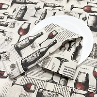 Bordeaux Linges à  vaisselle, ensemble de 2