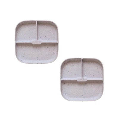 Minika Plate with Suction, Pack of 2