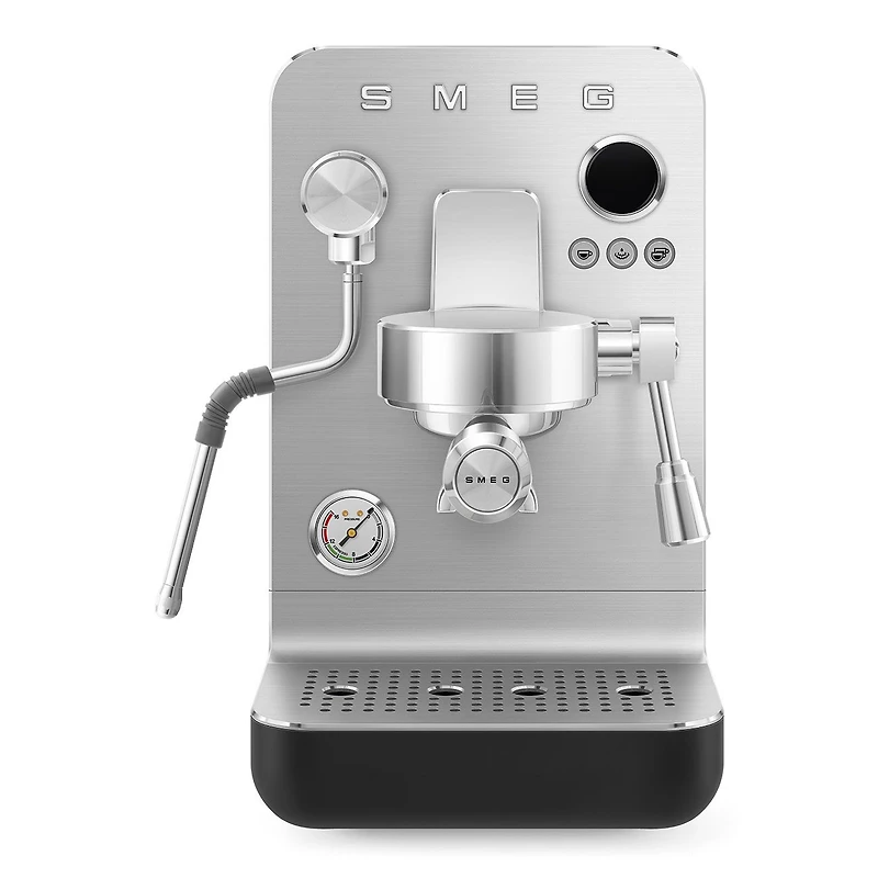 Smeg 50's Retro Style Mini-Pro Manual Espresso Machine with Steam Wand