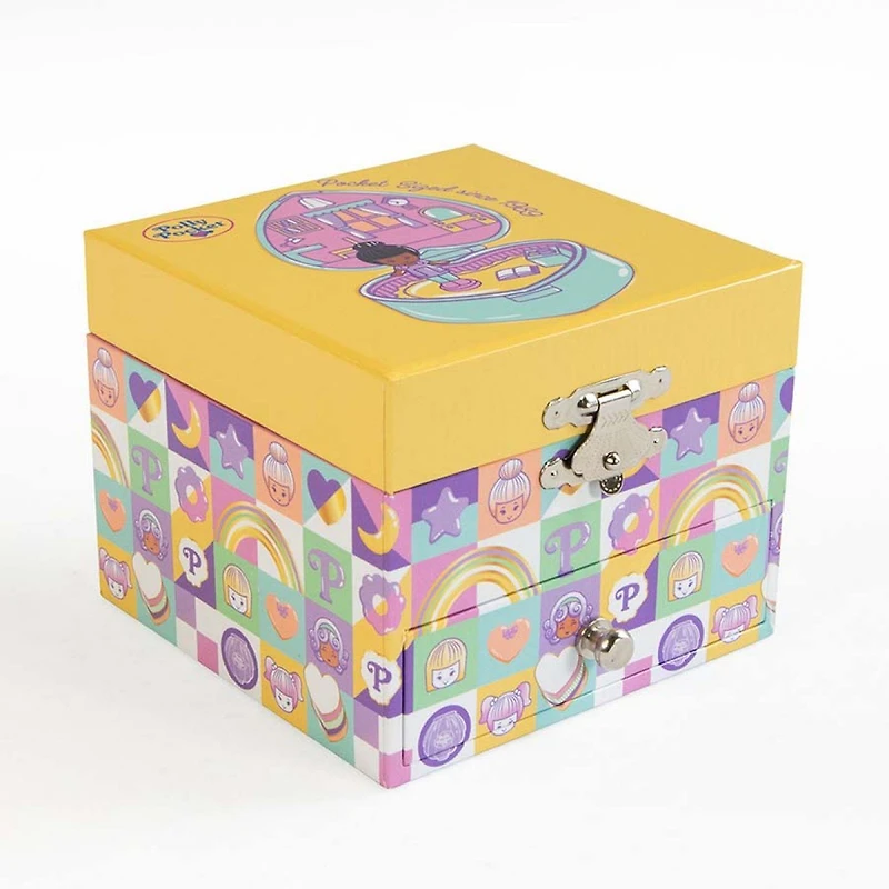 Boîte à Bijoux Polly Pocket Carré par Mele and Co