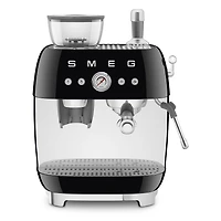 Smeg 50's Retro Style Espresso Manual Cofffee Machine with Grinder