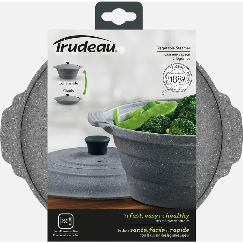 Cuiseur-vapeur pliable en silicone par Trudeau