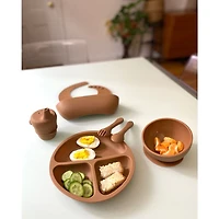 Nala Toddler Full Dinnerware Set - Clay by Beba