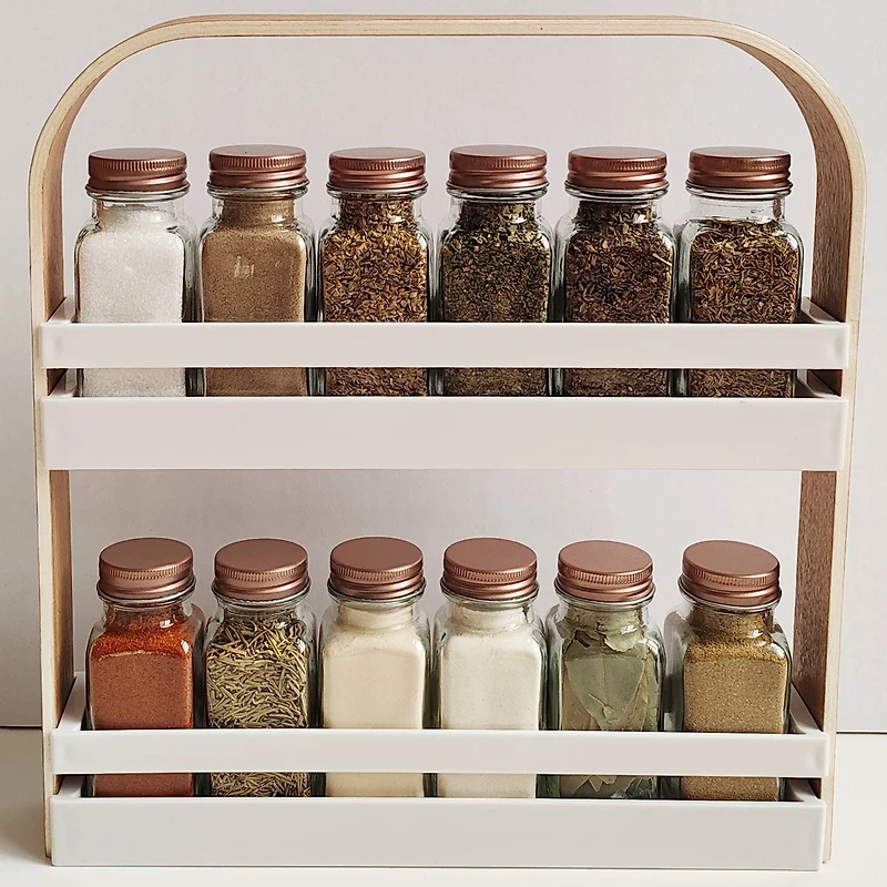 Spice Rack, 12 Pieces - Echowood