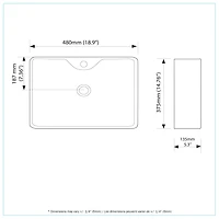 Celia Above-Counter Ceramic Basin