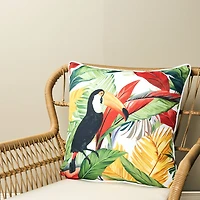 Garden Tropics Toucan Cushion