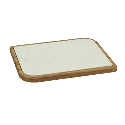 Planche à fromage en chêne avec insert en marbre Cheese Place - 37 cm