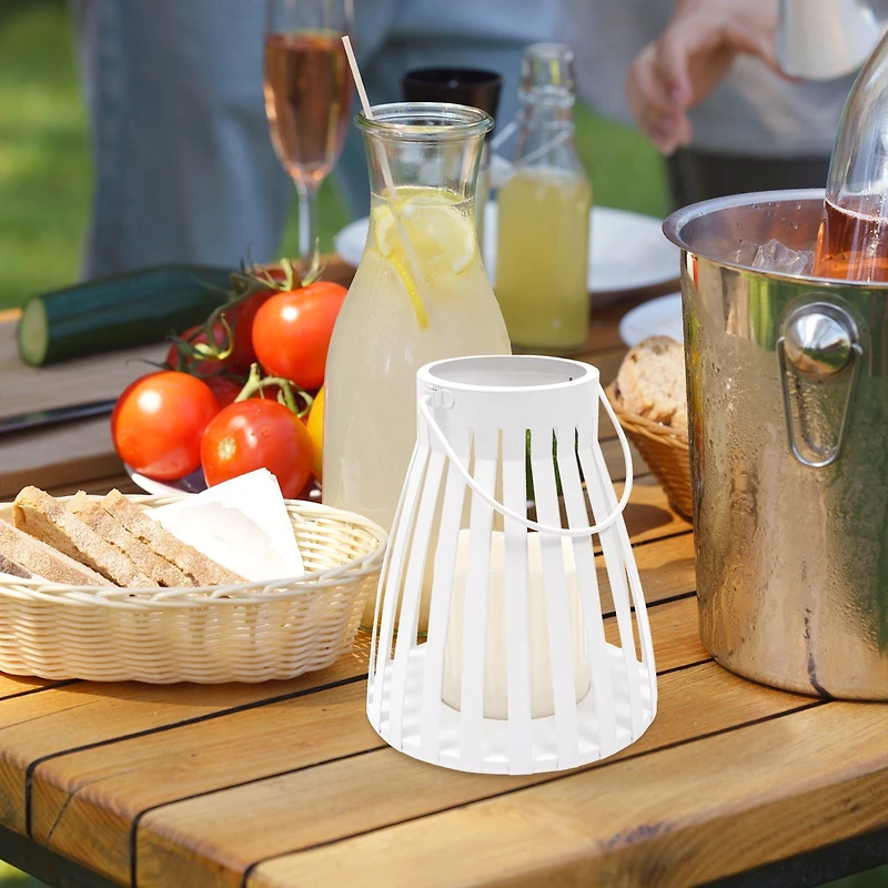 S&Co Metal Lantern with LED Candle