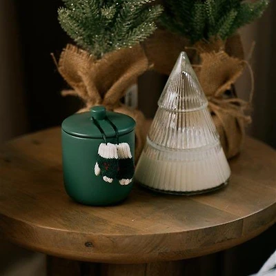 Glass Christmas Candle Tree