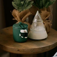 Glass Christmas Candle Tree