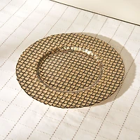 Braid Charger Plate - Gold 