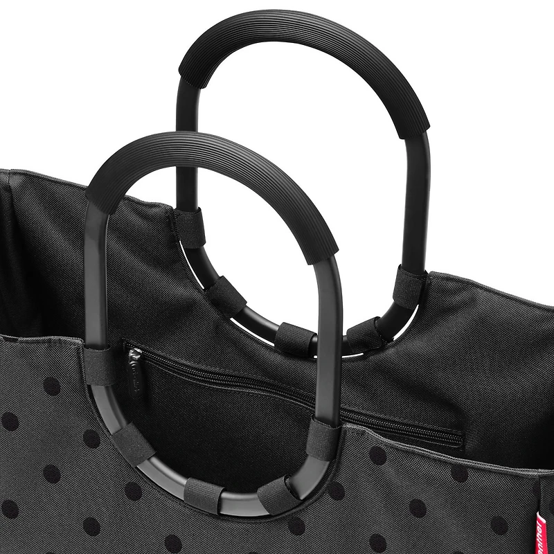 Reisenthel Sac Loopshopper, Grand - Noir à pois