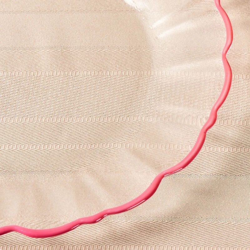 Elegance Pink Rim Dinner Plate - 27.5cm