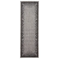 Edge Contemporary Grey Area Rug