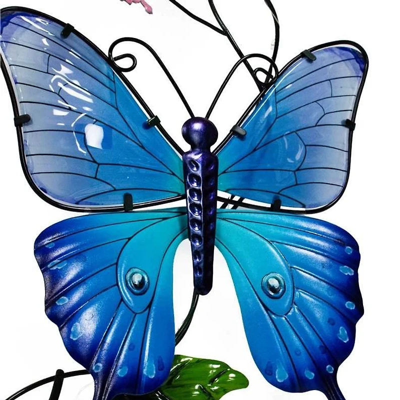 Wall Decor Solar Wreath with Butterflies 