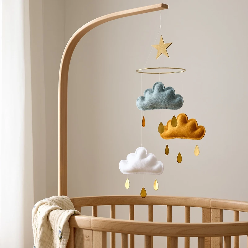 Cloud Mobile - Sage, Orange, White