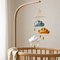 Cloud Mobile - Sage, Orange, White