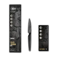 iD3 Black Samurai Paring Knife 9cm