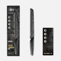iD3 Black Samurai Bread Knife 22cm