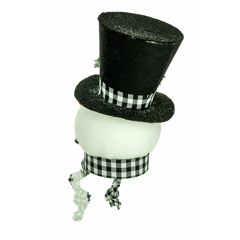 Fleece Snowman Head Tree Topper