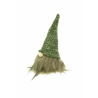 Green and Brown Cloth Tiny Gnome, Pack of 6