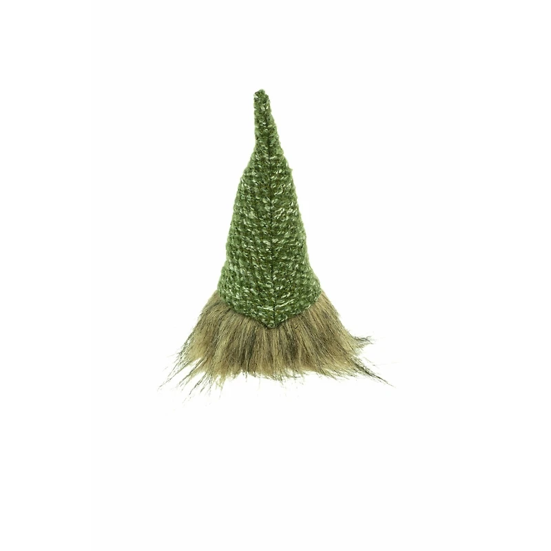 Green and Brown Cloth Tiny Gnome, Pack of 6
