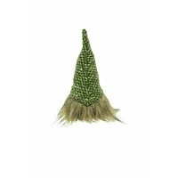 Green and Brown Cloth Tiny Gnome, Pack of 6