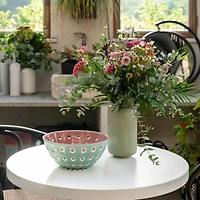 Le Murrine Bowl,  25 cm - Green/Mauve/White