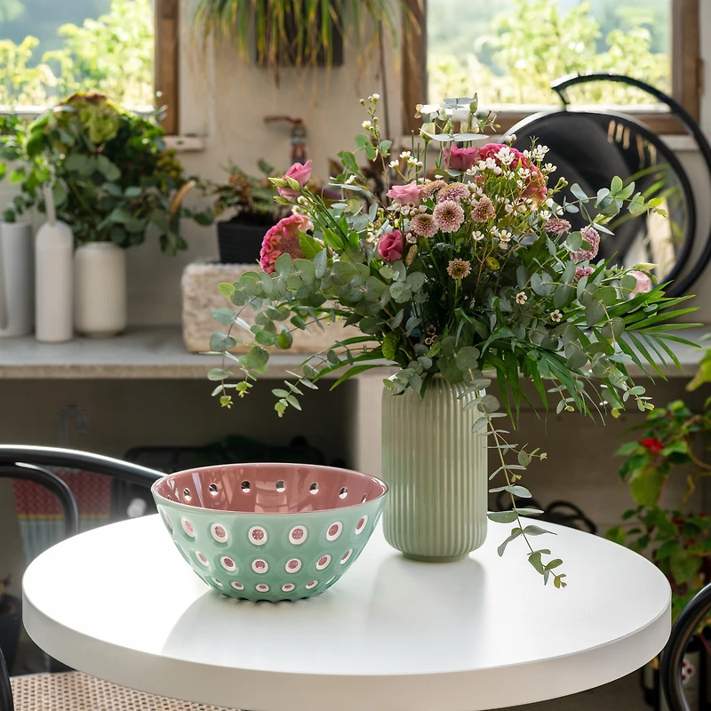 Le Murrine Bowl, 25cm - Yellow/Green/White