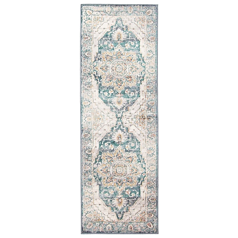Legacy Traditional Teal Area Rug