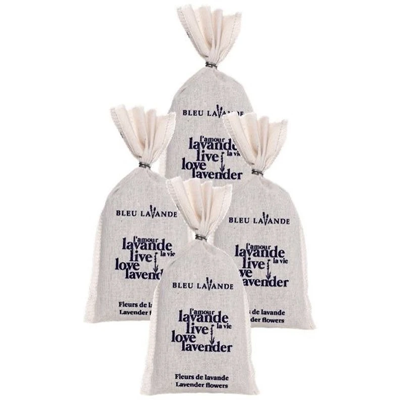 Bleu Lavande Set of 4 Dried Lavender Scented Pouch